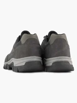 Easy Street Donkergrijze Comfort Sneaker-Heren Sneakers