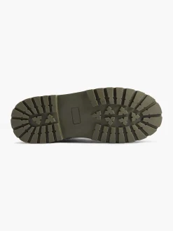 Vty Donkergroene Veterboot-Kinderen Babyschoenen