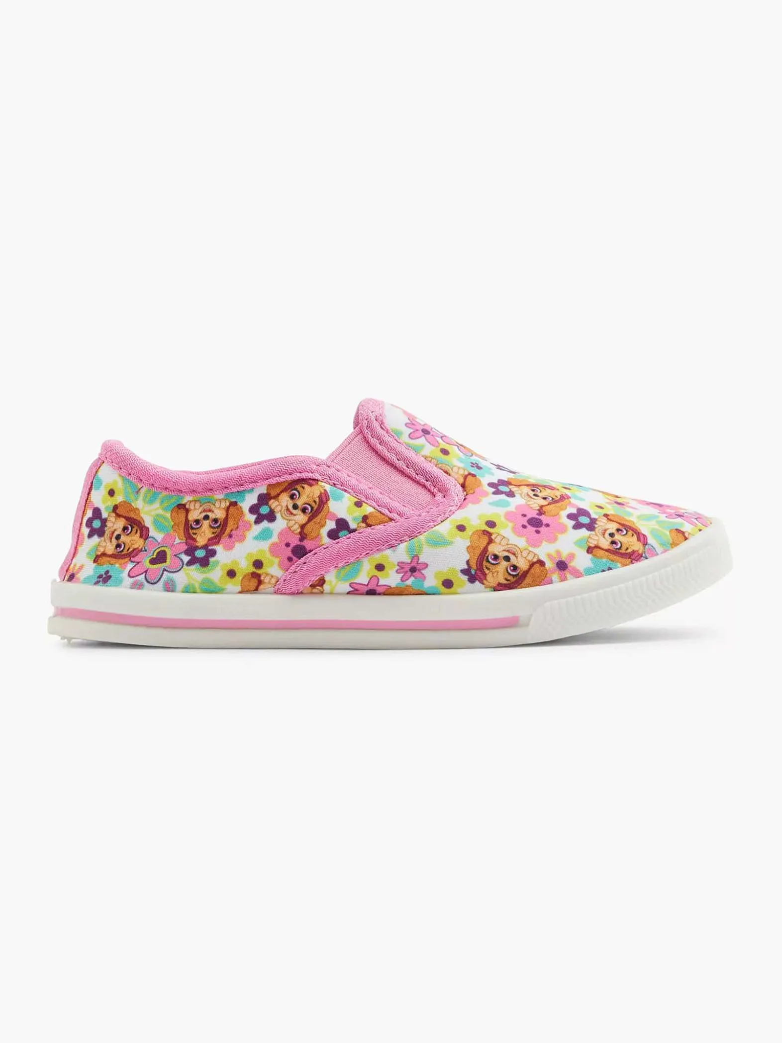 PAW Patrol Gekleurde Canvas Instapper Bloemen-Kinderen Jongensschoenen