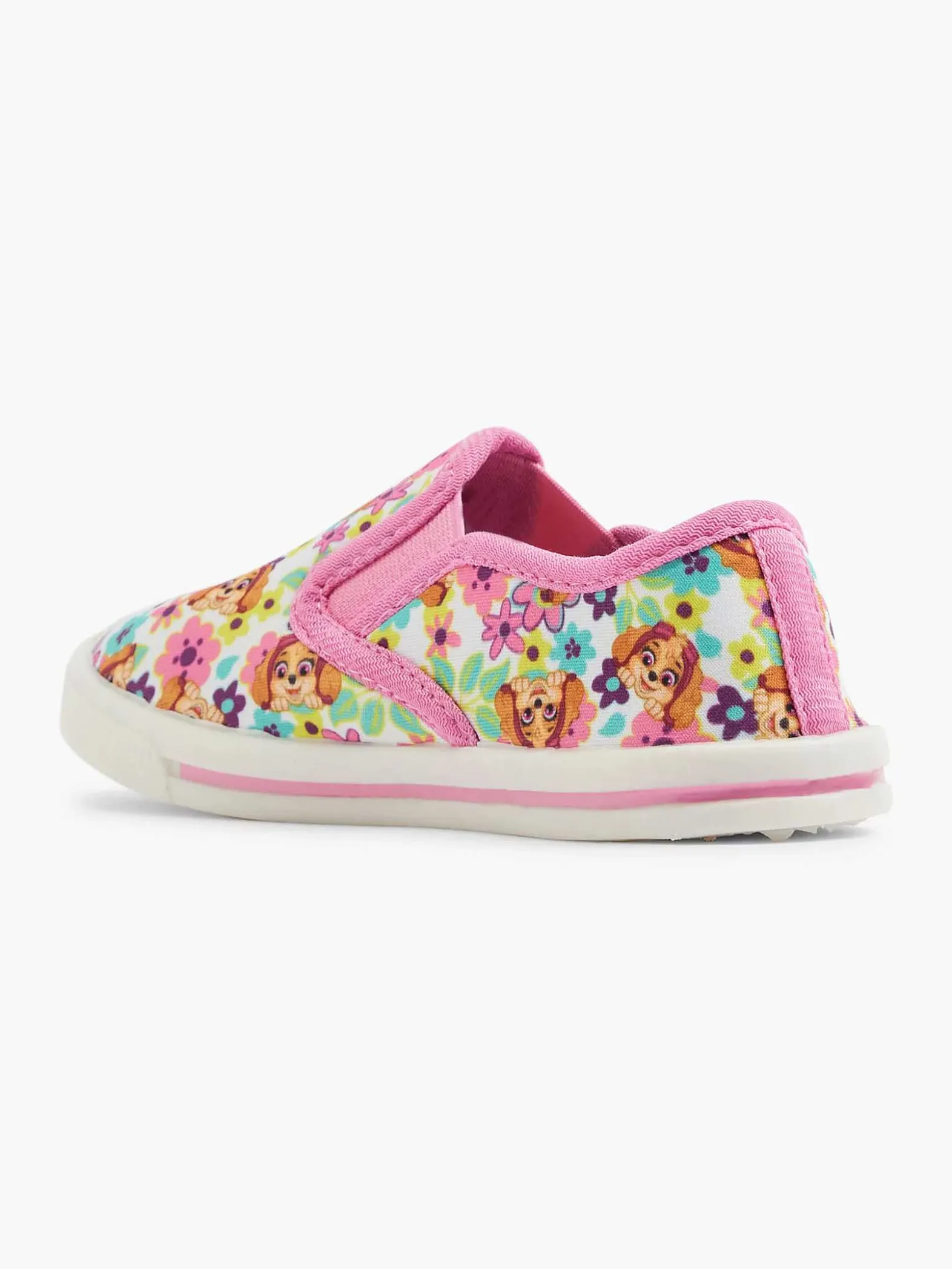 PAW Patrol Gekleurde Canvas Instapper Bloemen-Kinderen Jongensschoenen