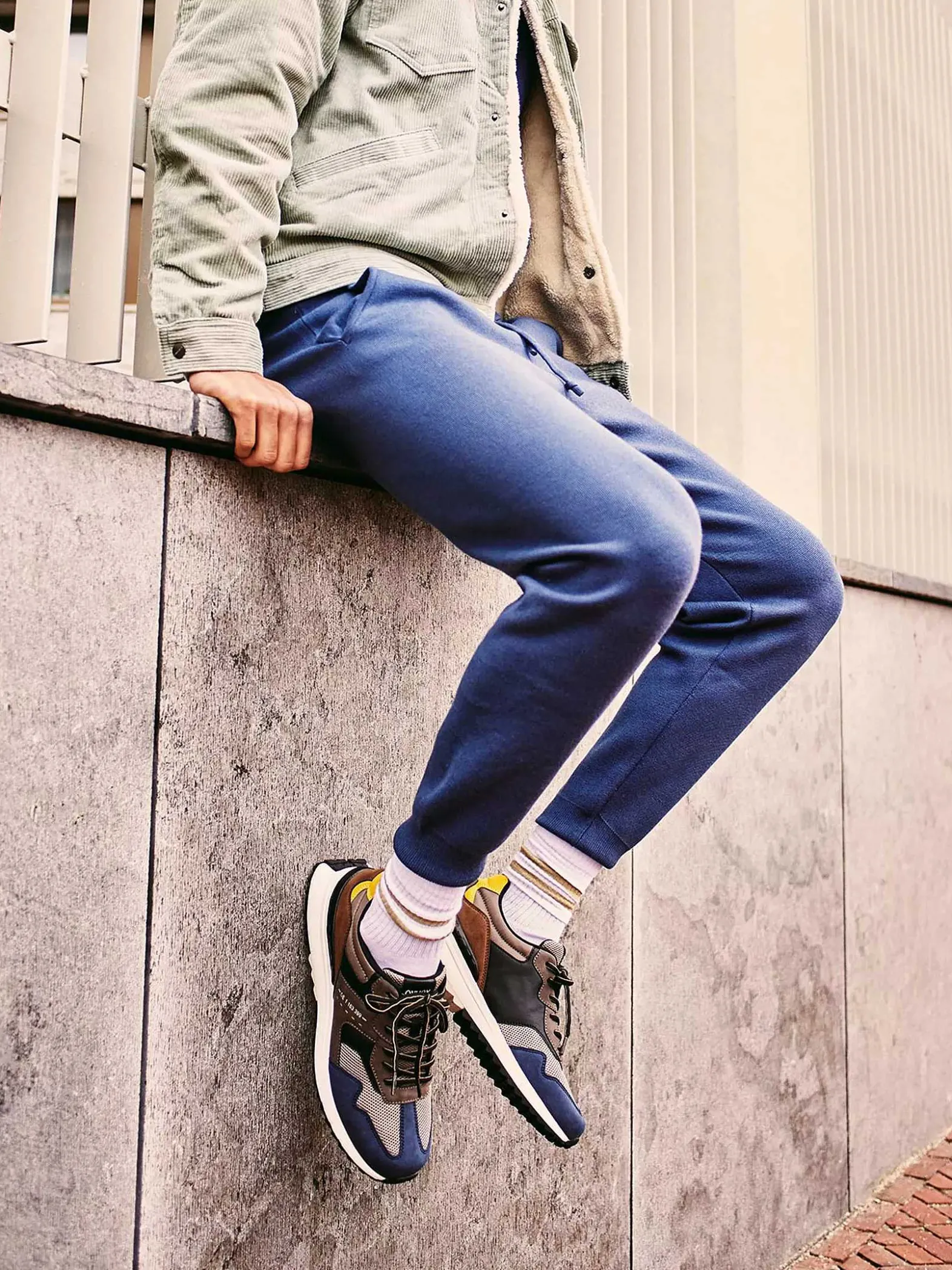 Oxmox Gekleurde Chunky Sneaker-Heren Sneakers