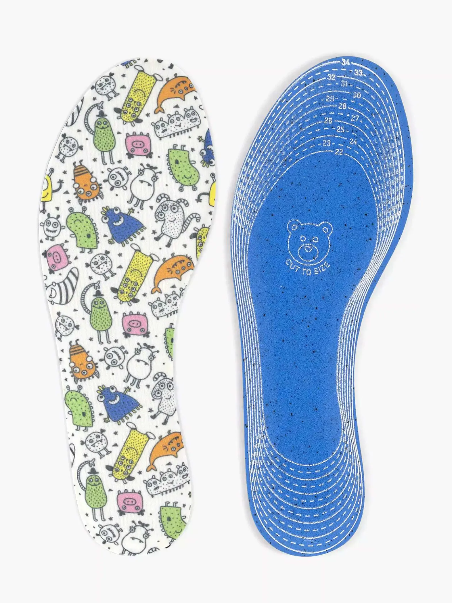 vanHaren Gekleurde Memory Foam Zool 22-35-Kinderen Babyschoenen