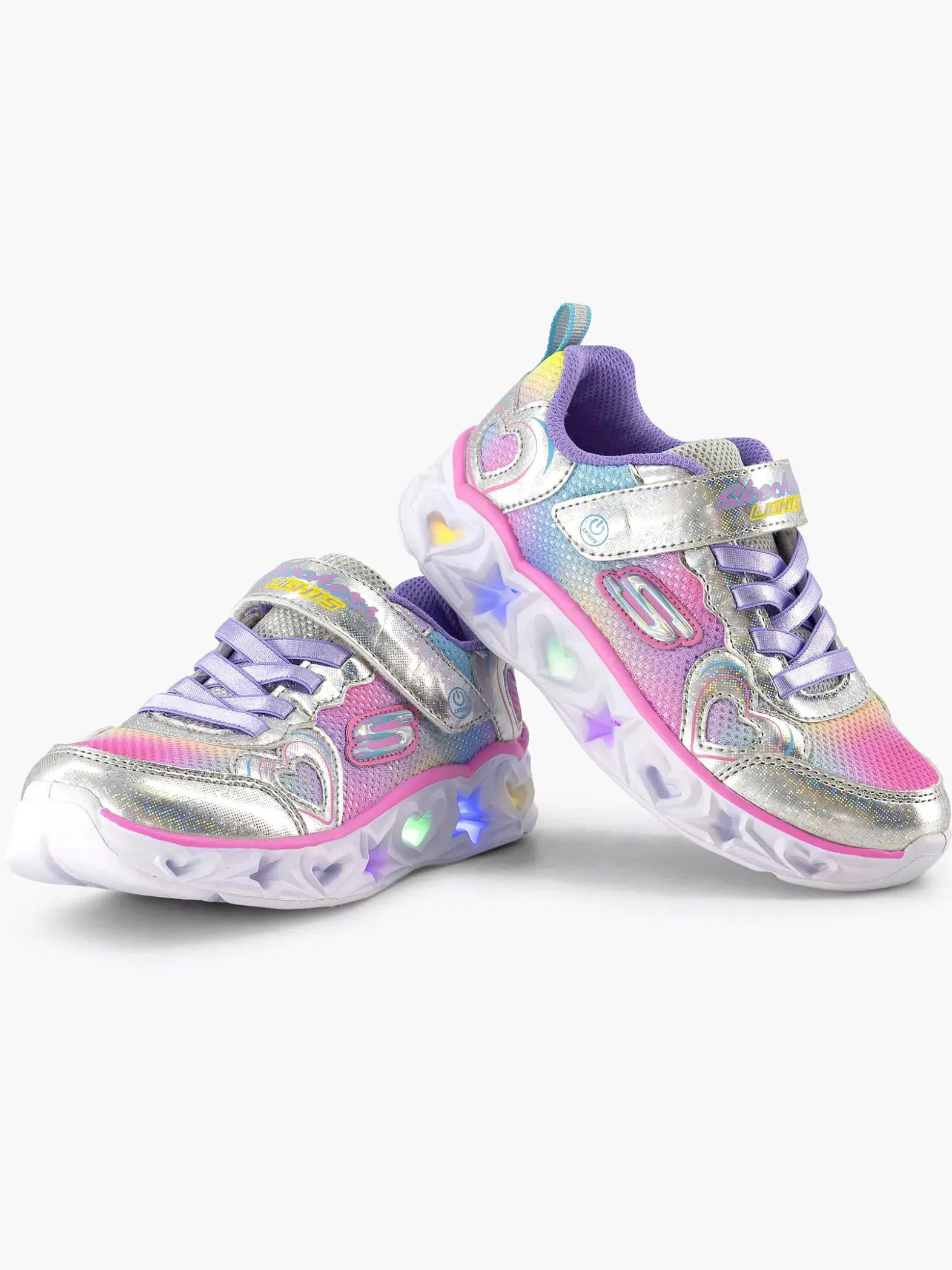 Skechers Gekleurde Sneaker Lichtjes-Kinderen Babyschoenen