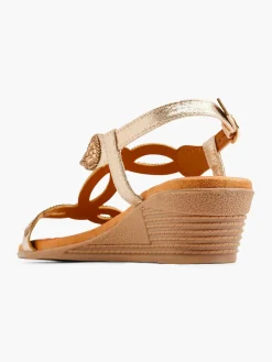 Easy Street Gouden Comfort Sandalette-Dames Comfort Schoenen