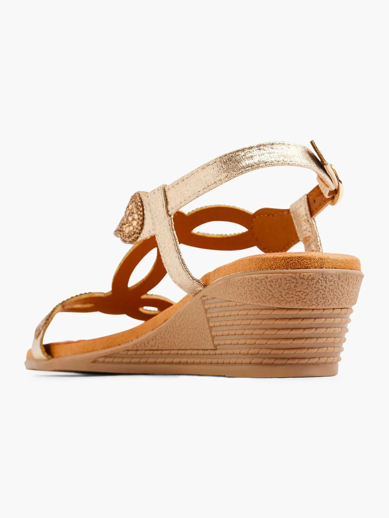 Easy Street Gouden Comfort Sandalette-Dames Comfort Schoenen