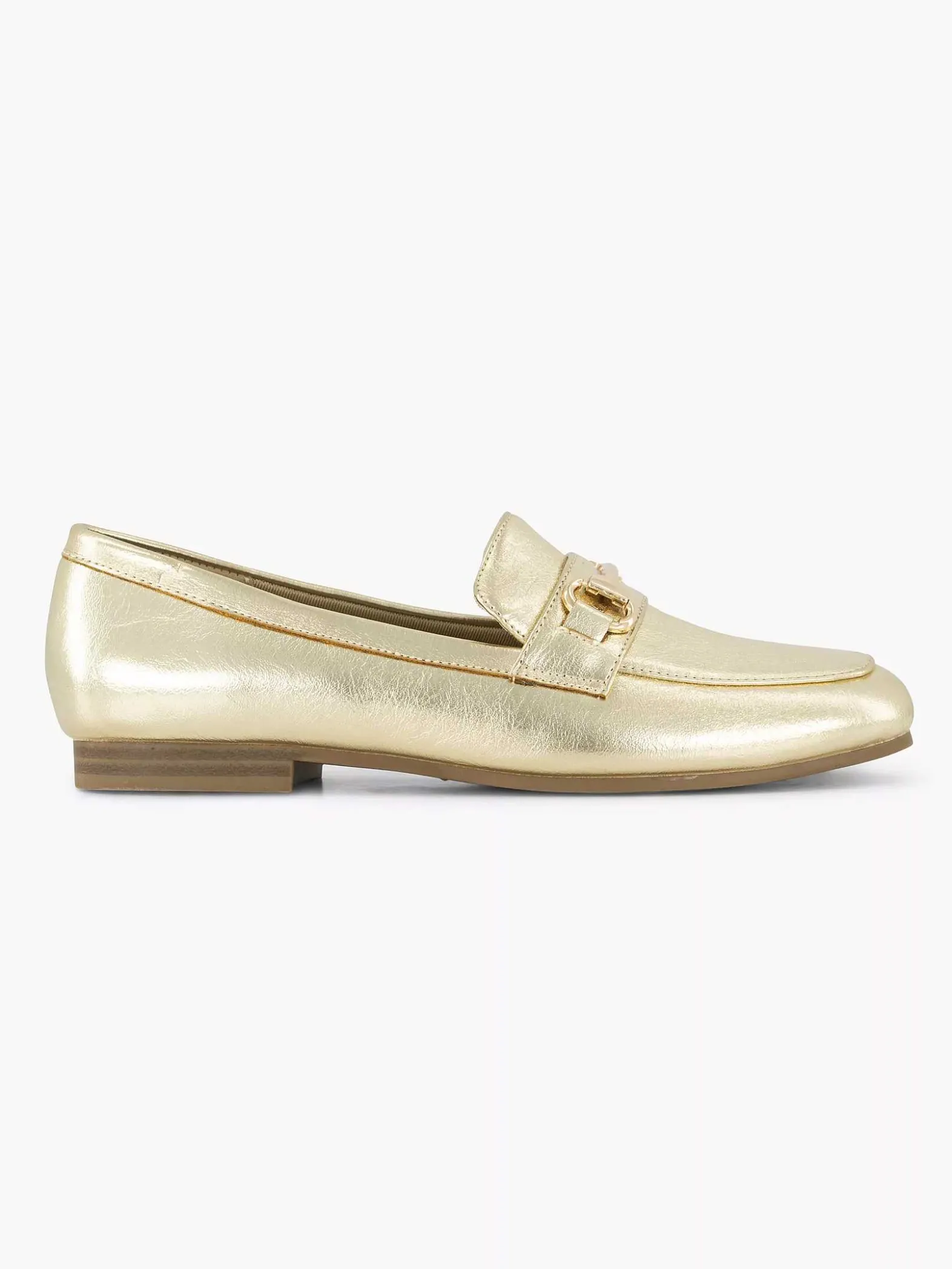 Graceland Gouden Loafer Sierketting-Dames Instappers