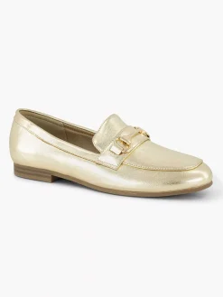 Graceland Gouden Loafer Sierketting-Dames Instappers