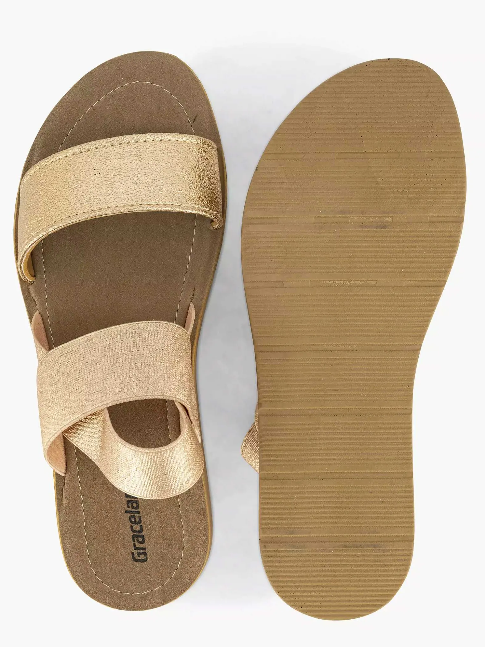 Graceland Gouden Sandaal-Dames Sandalen