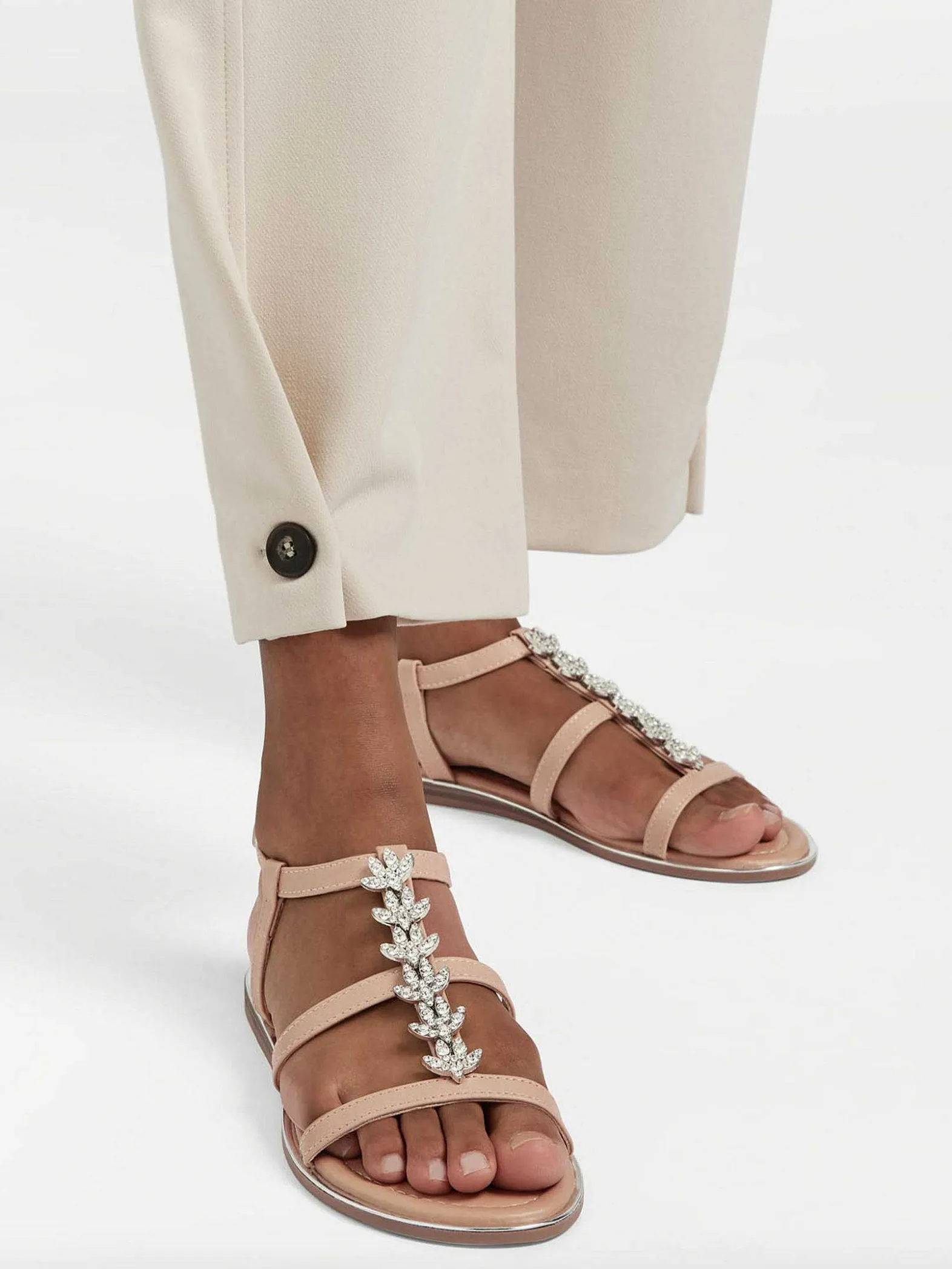 Graceland Gouden Sandaal Sierketting (Falsche Bilder)-Dames Sandalen