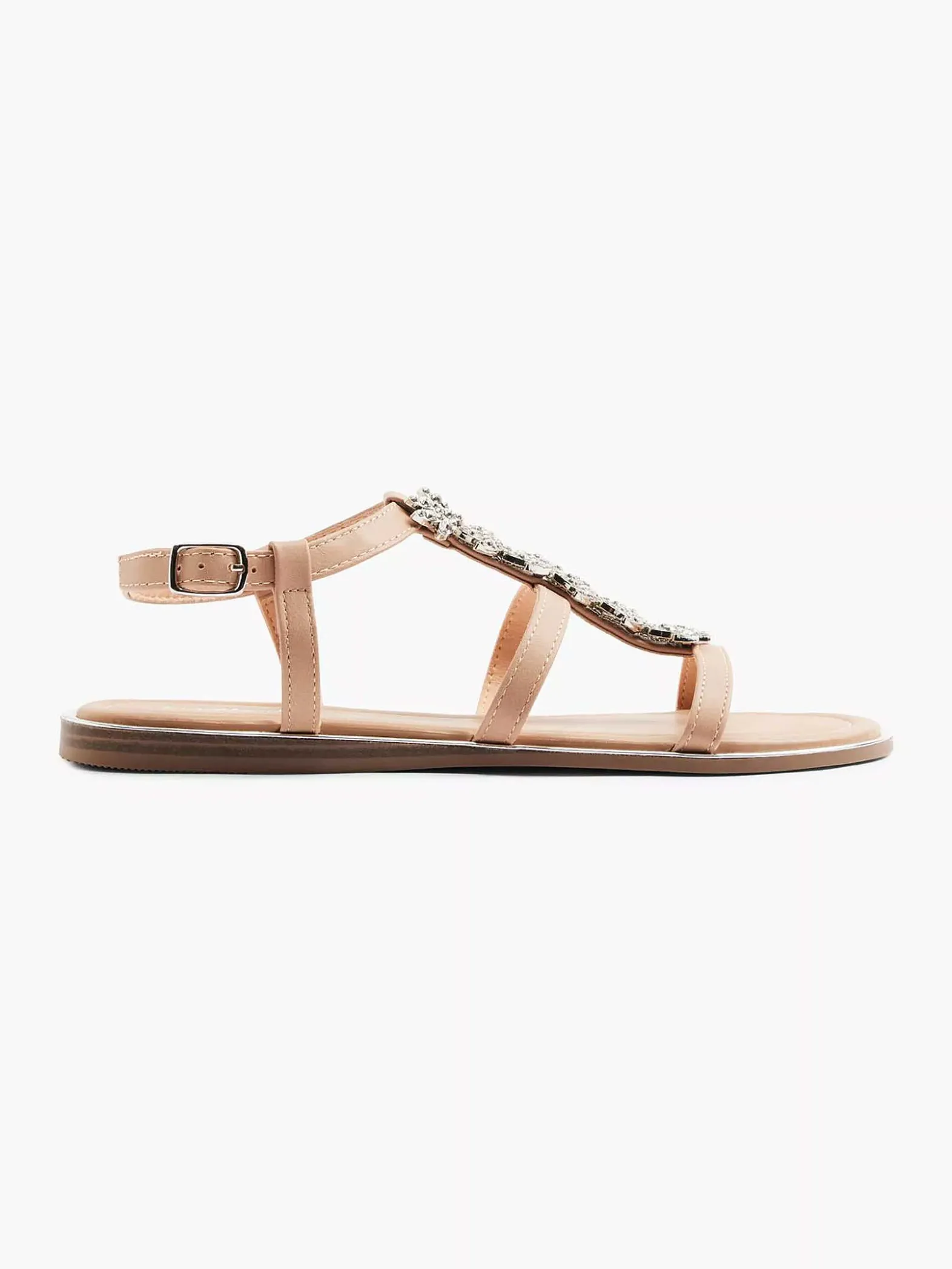 Graceland Gouden Sandaal Sierketting (Falsche Bilder)-Dames Sandalen
