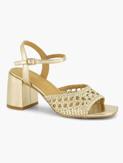 Graceland Gouden Sandalette-Dames Sandalen