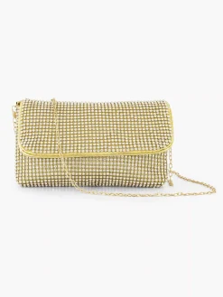 Graceland Gouden Schoudertas Steentjes-Dames Online Exclusive Accessoires