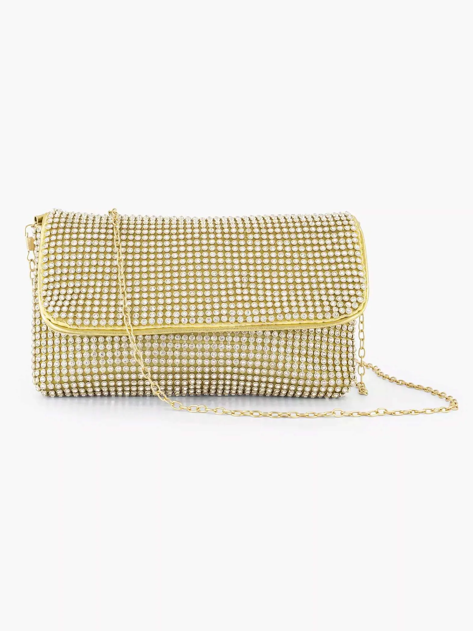 Graceland Gouden Schoudertas Steentjes-Dames Online Exclusive Accessoires