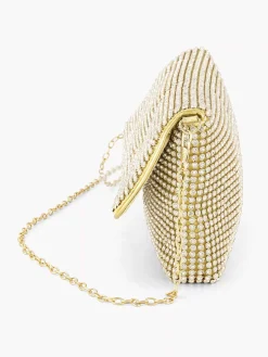 Graceland Gouden Schoudertas Steentjes-Dames Online Exclusive Accessoires