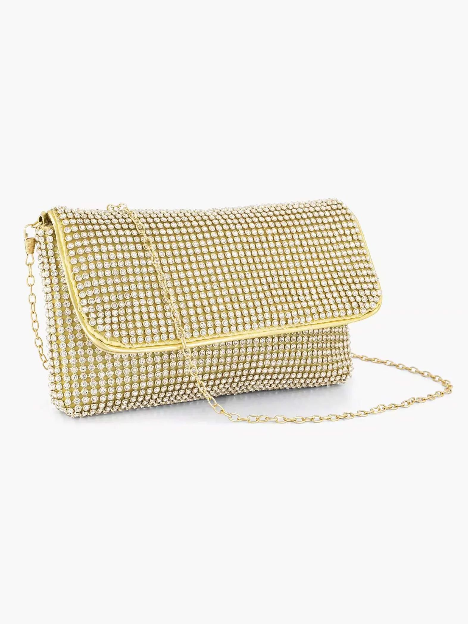 Graceland Gouden Schoudertas Steentjes-Dames Online Exclusive Accessoires