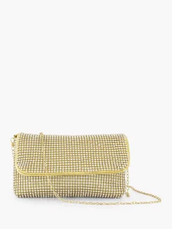 Graceland Gouden Schoudertas Steentjes-Dames Online Exclusive Accessoires