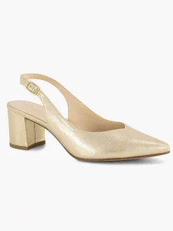 Graceland Gouden Slingback-Dames Pumps