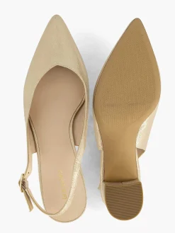 Graceland Gouden Slingback-Dames Pumps