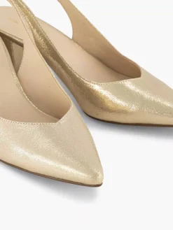 Graceland Gouden Slingback-Dames Pumps