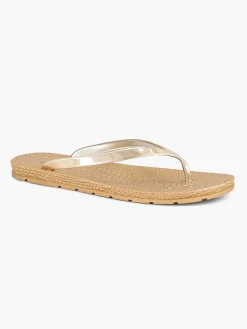 Blue Fin Gouden Teenslipper-Dames Slippers