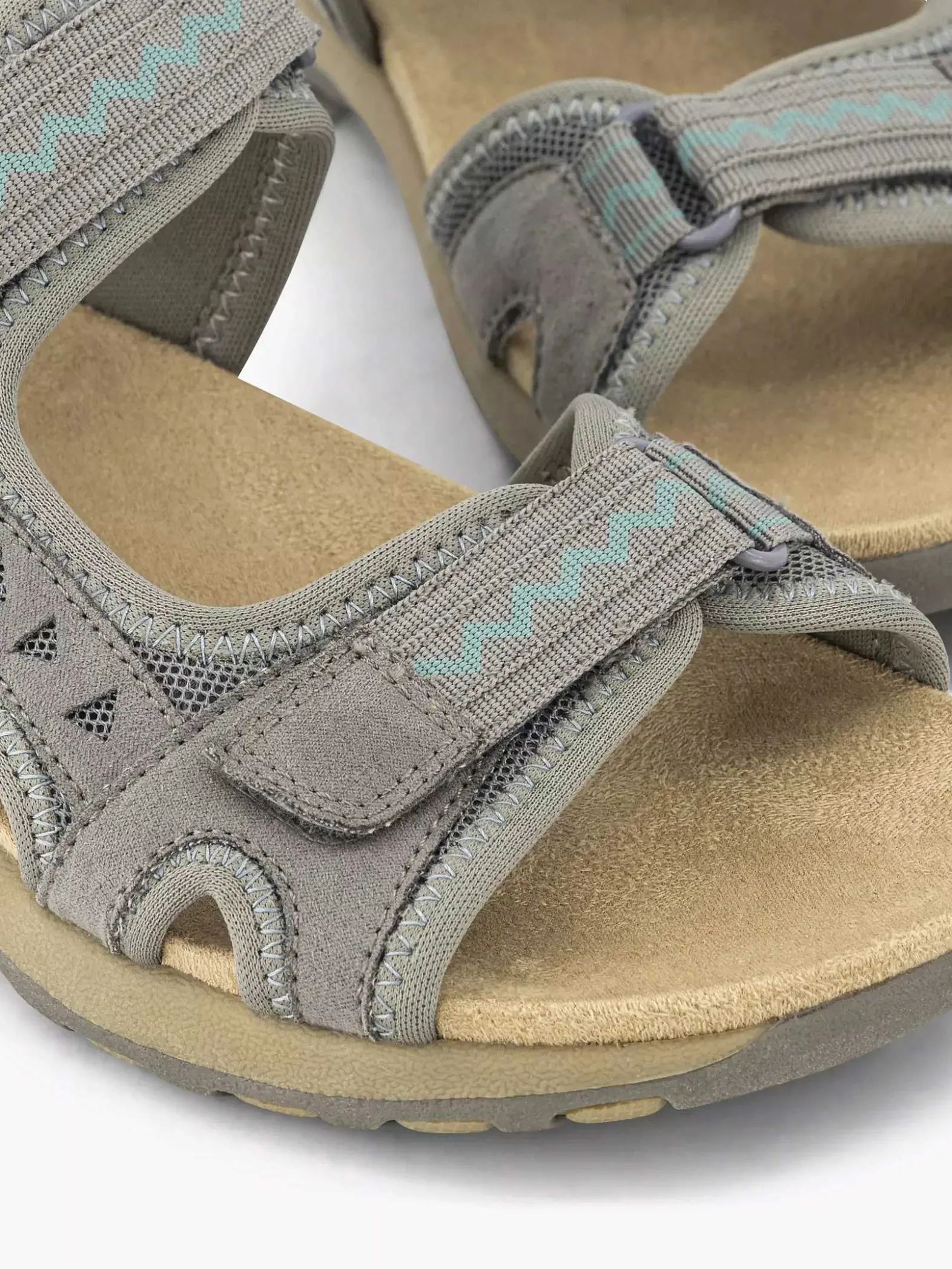 Easy Street Grijze Comfort Sandaal-Dames Comfort Schoenen