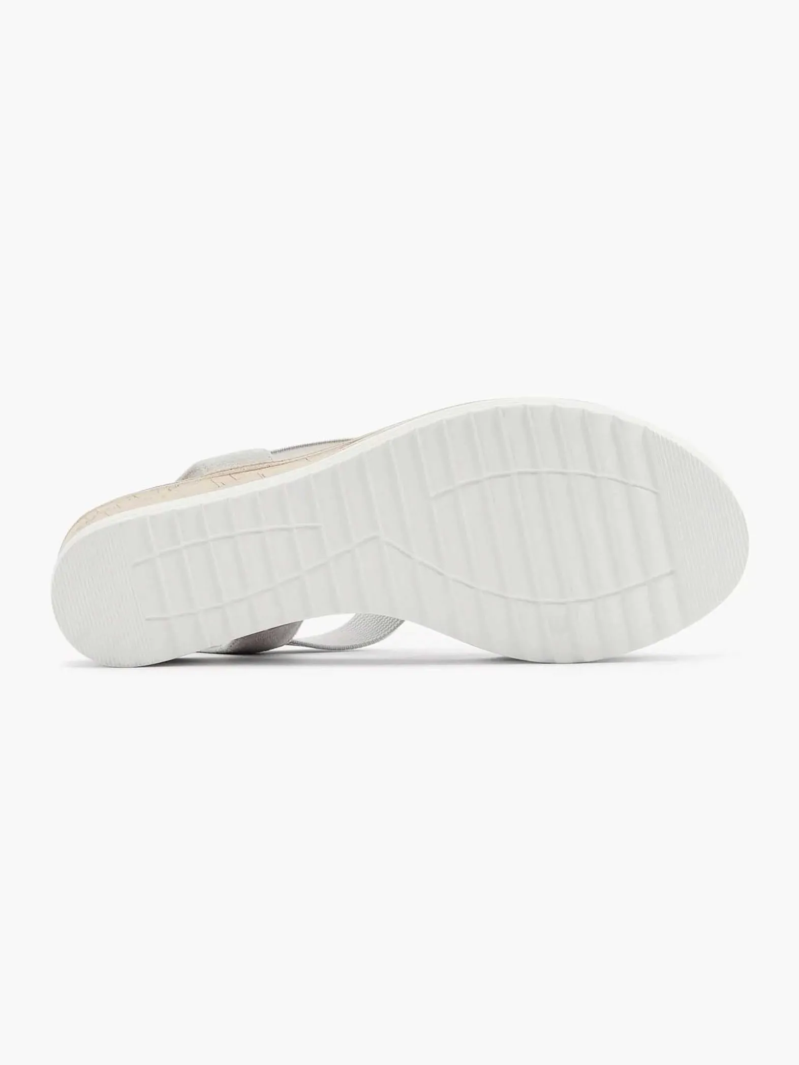Easy Street Grijze Comfort Sandalette Sleehak-Dames Comfort Schoenen