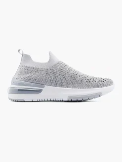 Graceland Grijze Instapper-Dames Sneakers