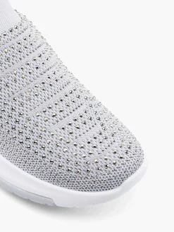 Graceland Grijze Instapper-Dames Sneakers