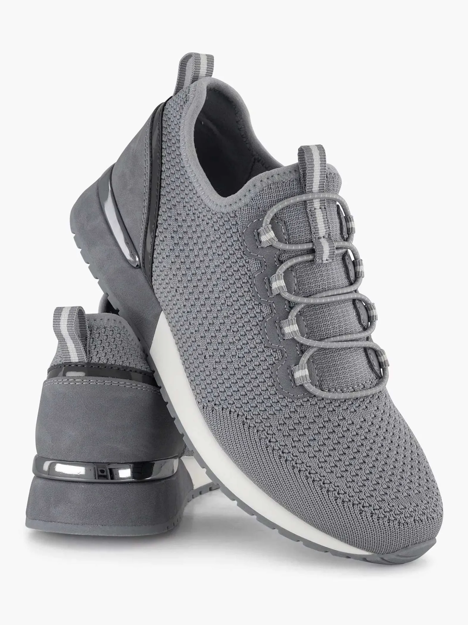 Graceland Grijze Instap Sneaker-Dames Instappers