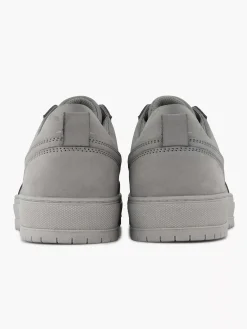 Oxmox Grijze Leren Sneaker-Heren Sneakers