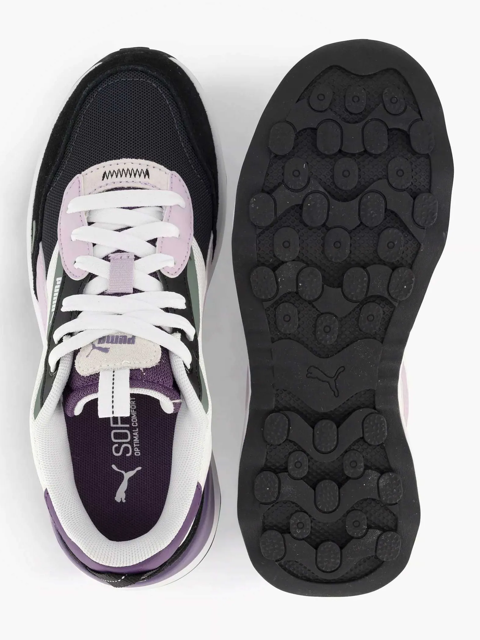 Puma Grijze Runtamed Platform-Dames Sneakers