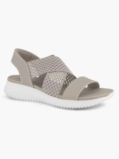 Skechers Grijze Sandalen Neon Star-Dames Sandalen