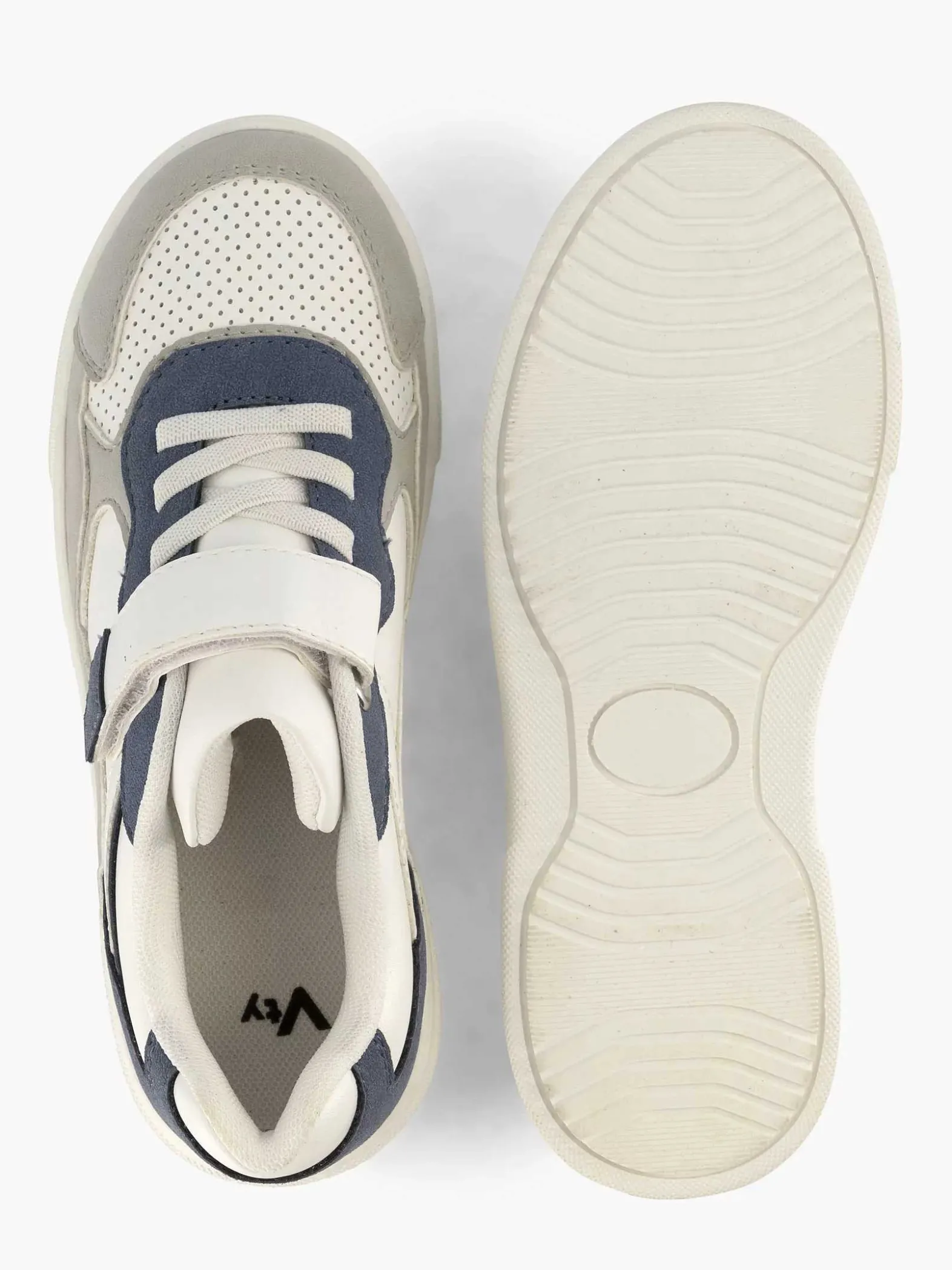 Vty Grijze Sneaker-Kinderen Jongensschoenen