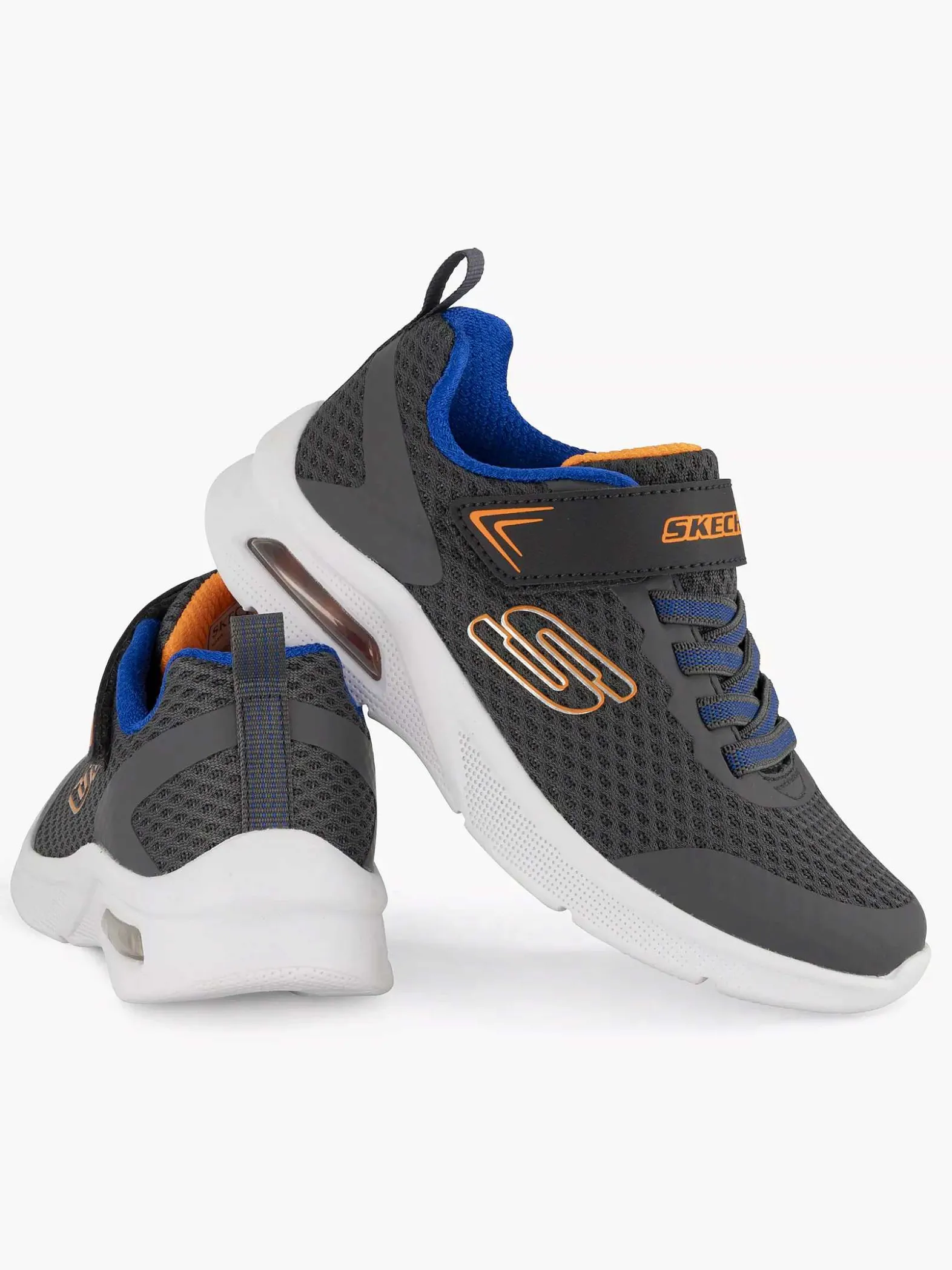 Skechers Grijze Sneaker-Kinderen Jongensschoenen