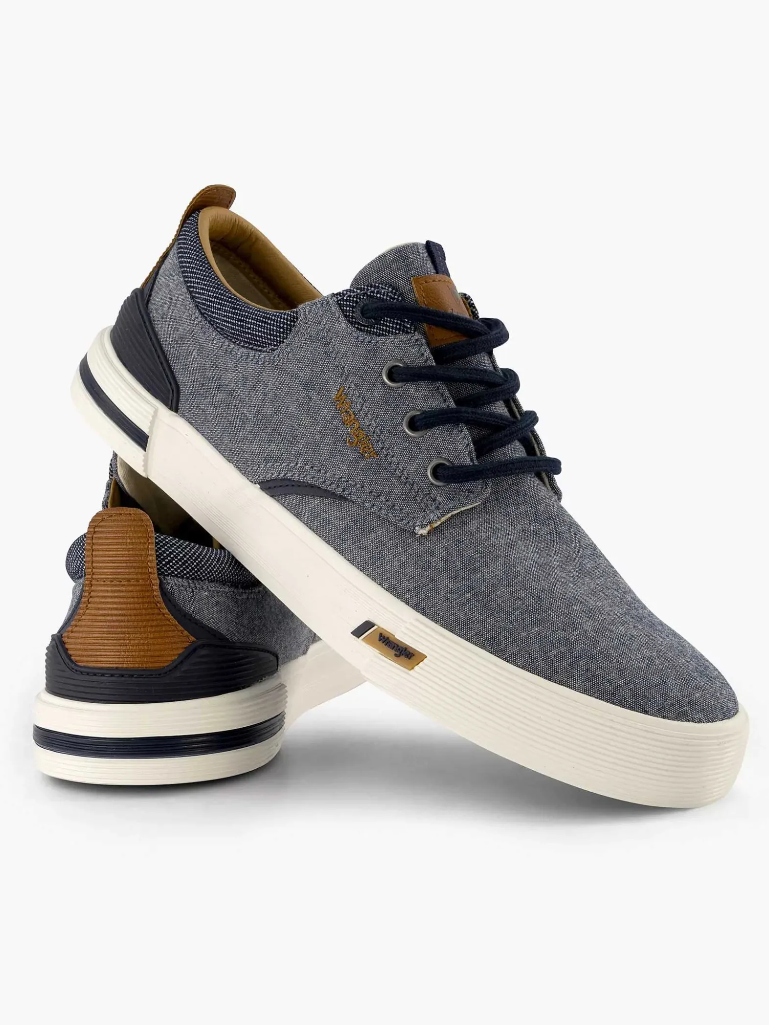 Wrangler Grijze Sneaker-Heren Sneakers