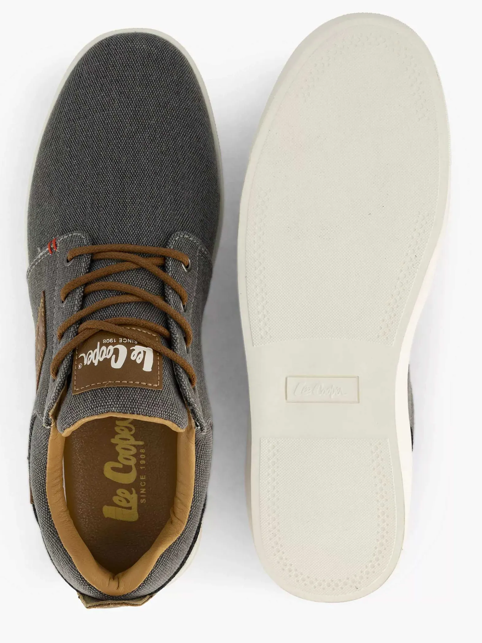 Lee Cooper Grijze Sneaker-Heren Sneakers