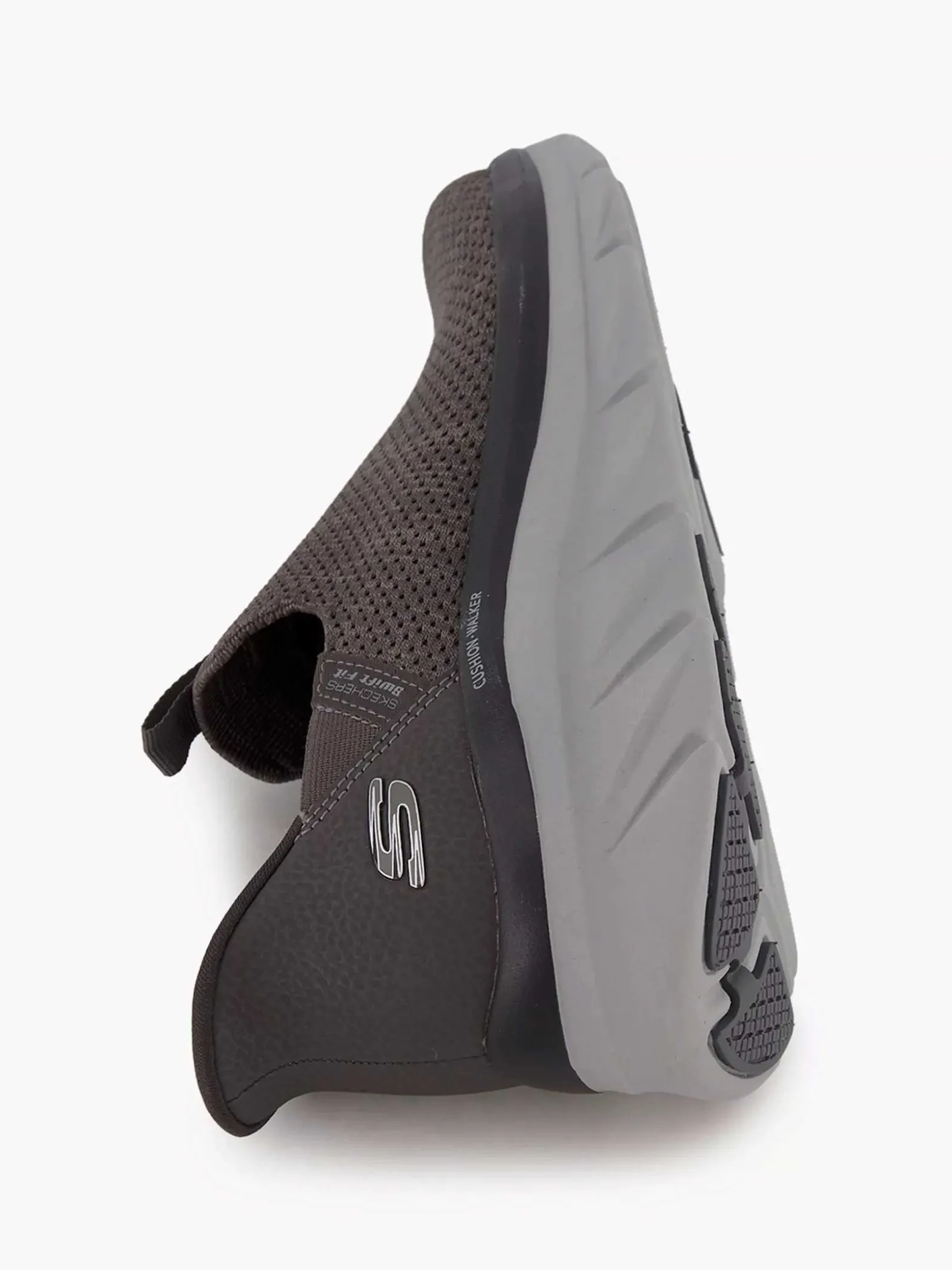 Skechers Grijze Sneaker Swift Fit - Hands Free-Heren Sneakers