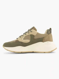 Oxmox Groene Chunky Sneaker-Dames Sneakers