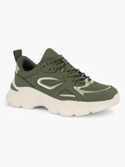 Oxmox Groene Chunky Sneaker-Dames Sneakers