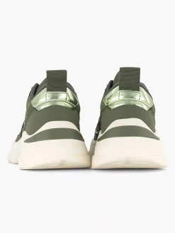 Oxmox Groene Chunky Sneaker-Dames Sneakers