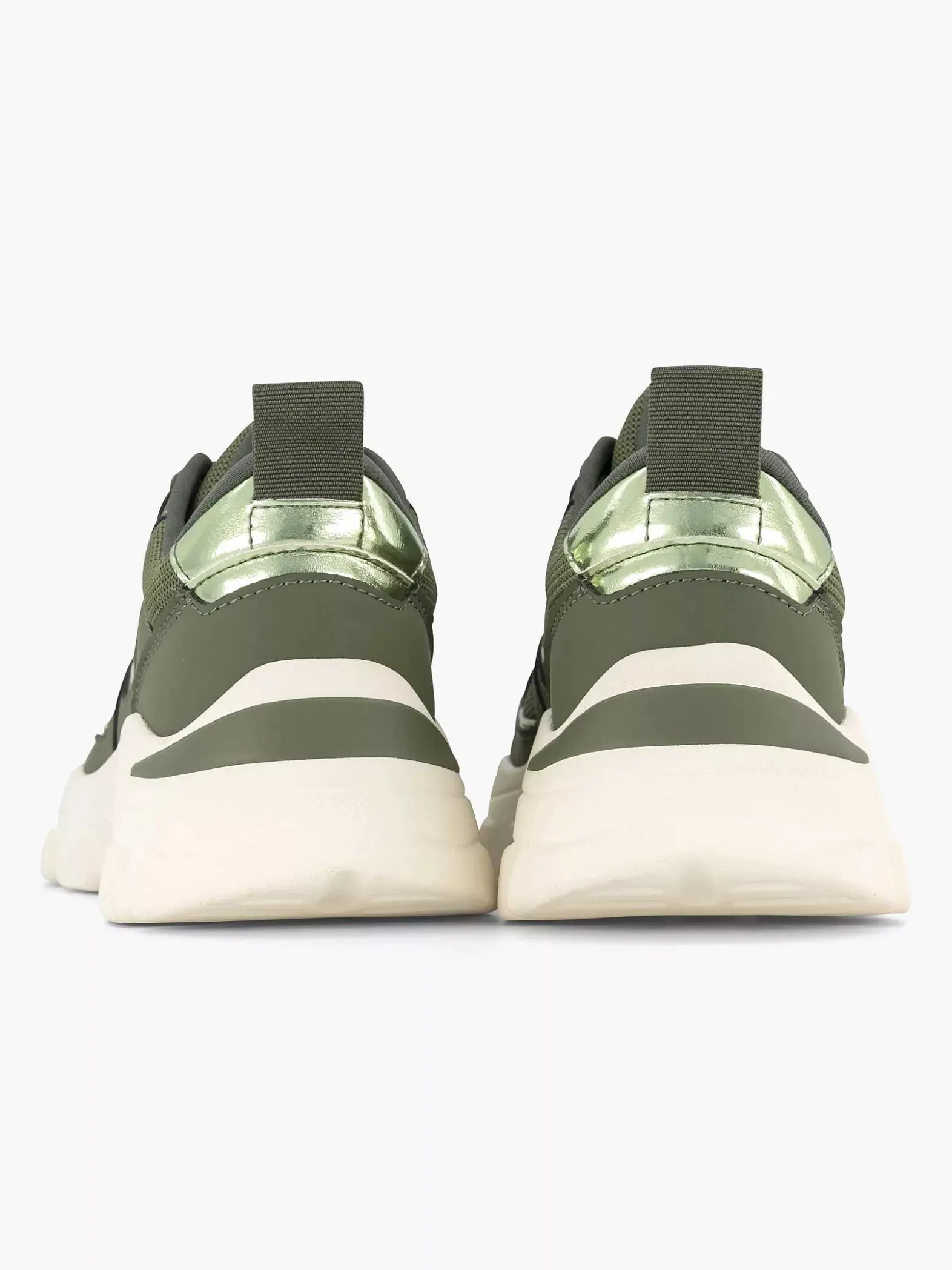 Oxmox Groene Chunky Sneaker-Dames Sneakers