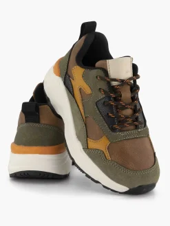Vty Groene Chunky Sneaker-Kinderen Jongensschoenen