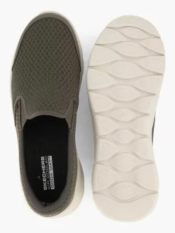 Skechers Groene Go Walk Flex - Request-Heren Instappers