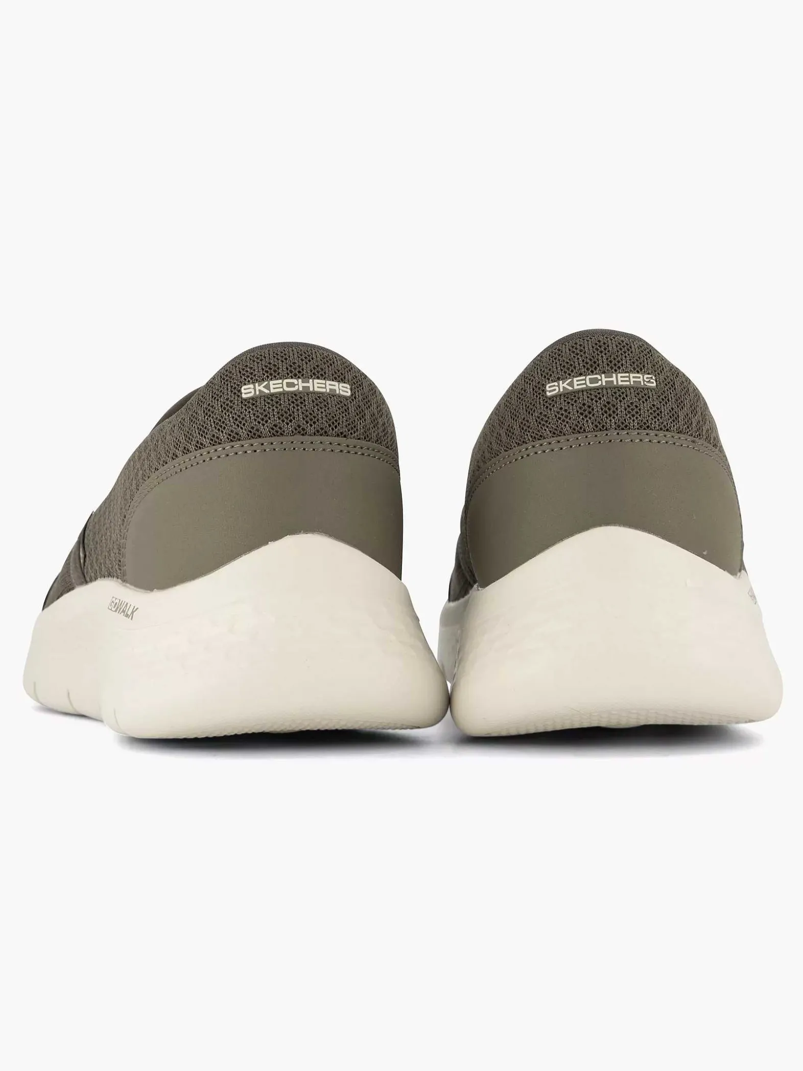 Skechers Groene Go Walk Flex - Request-Heren Instappers