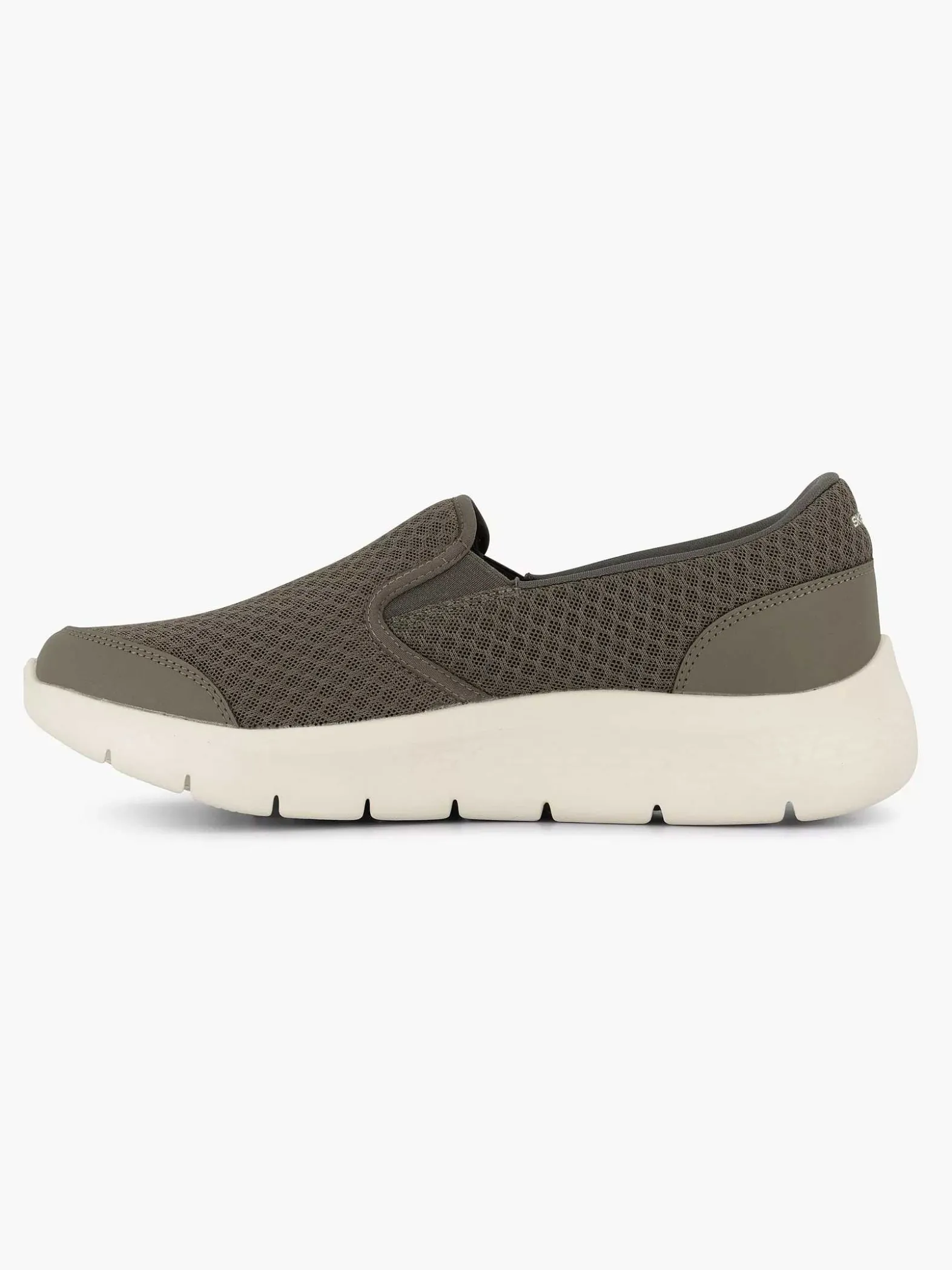 Skechers Groene Go Walk Flex - Request-Heren Instappers