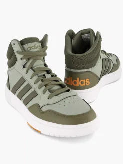 adidas Groene Hoops 3.0 Mid-Heren Sneakers