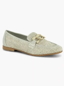 Graceland Groene Loafer-Dames Instappers