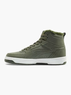 Puma Groene Rebound Joy Fur Jr-Kinderen Jongensschoenen