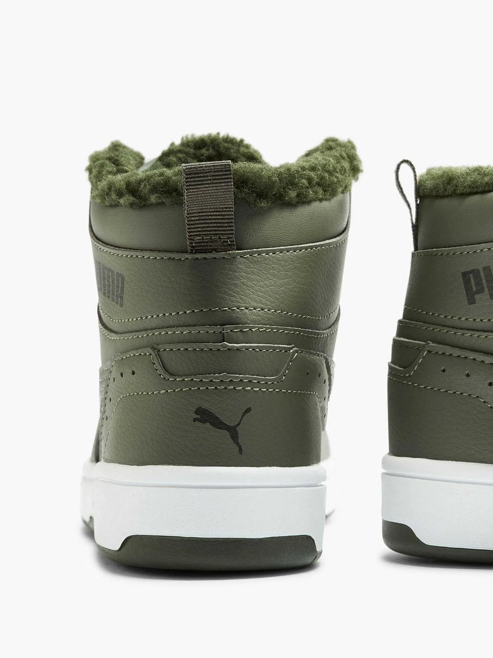 Puma Groene Rebound Joy Fur Jr-Kinderen Jongensschoenen