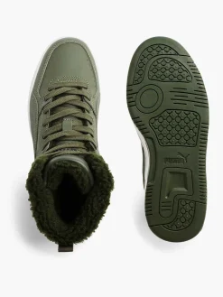 Puma Groene Rebound Joy Fur Jr-Kinderen Jongensschoenen